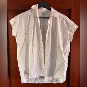 Madewell Classic White Button-Up Shirt
